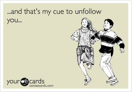 Friend Unfollow